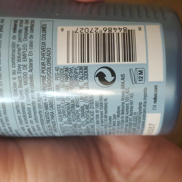 New Redken 5th Avenue NYC Beach Envy Volume Texturizing Conditioner. - Picture 5 of 7